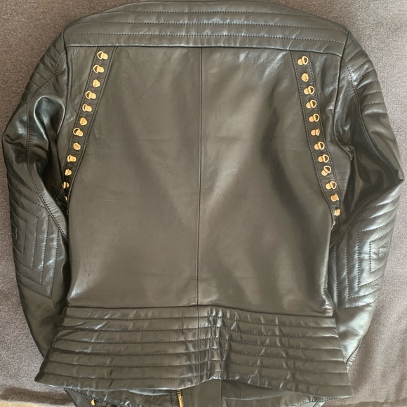 Just Cavalli lace up leather Moro jacket - Picture 8 of 8